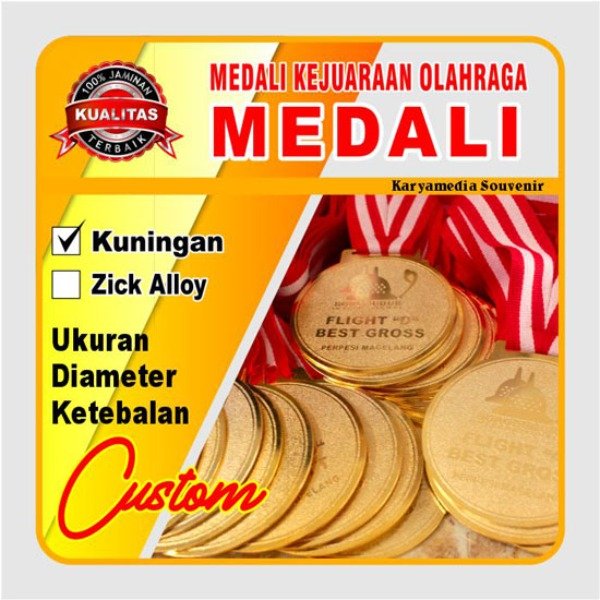 Gambar medali olahraga internasional